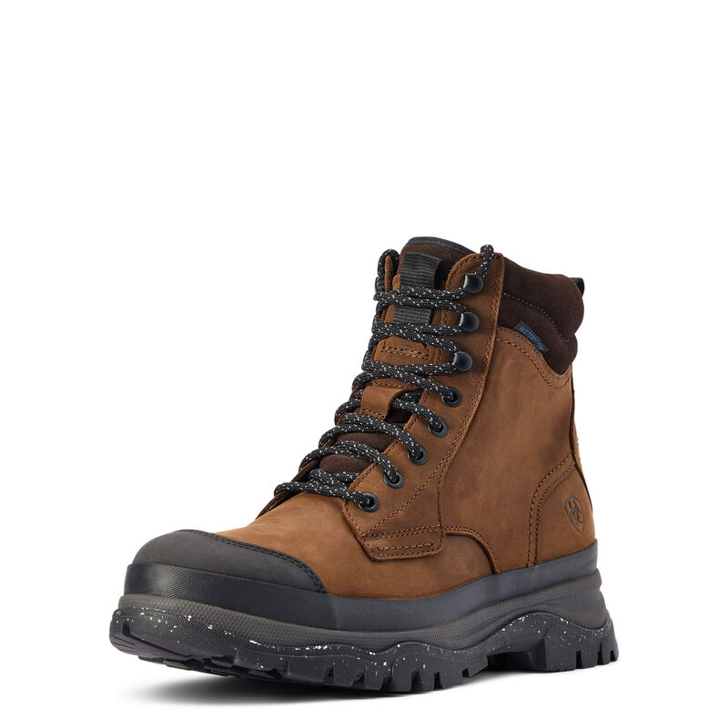 Ariat Moresby Waterproof - Miesten Ruskea/Mustat Vaelluskengät ( THASQL-659 )